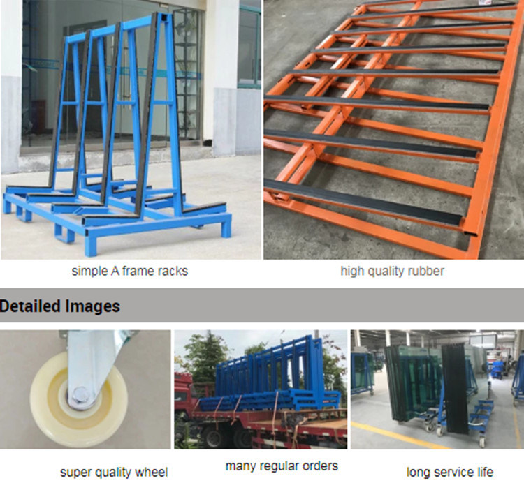 a/L Frame Trolley for Glass Transfer and Storage Racks