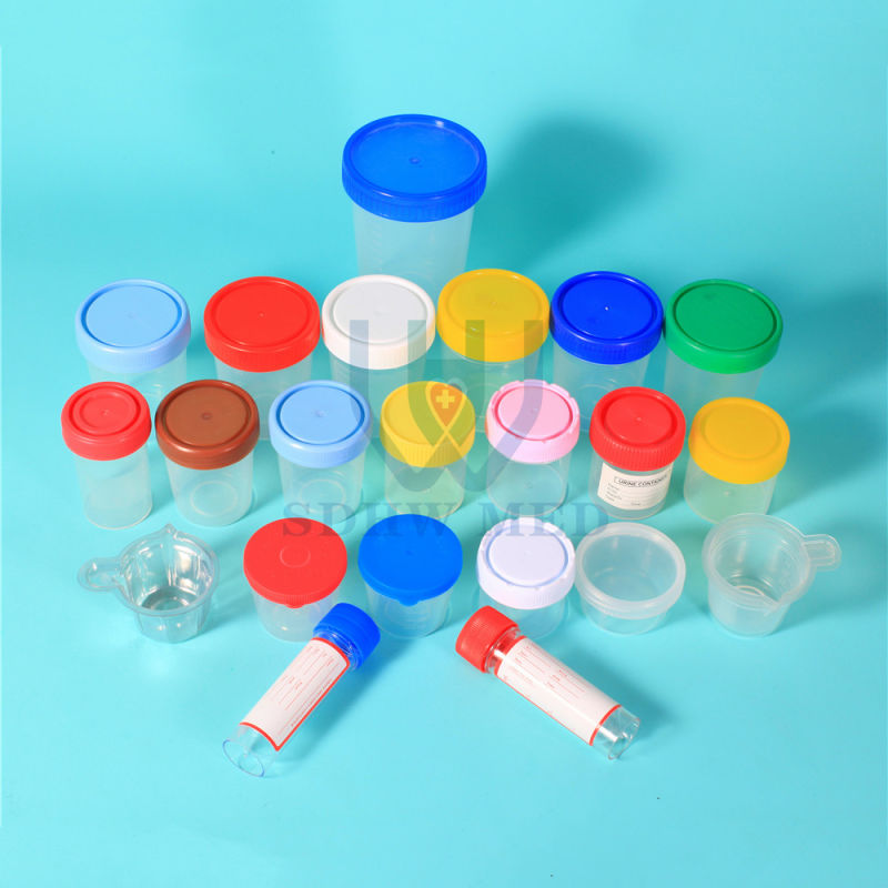 Medical Disposable Plastic Sample Cup, Urine/Stool Container