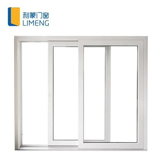 New Design Double Glazed Slide Aluminium Frame Sliding Frosted Glass Window with Mosquito Net