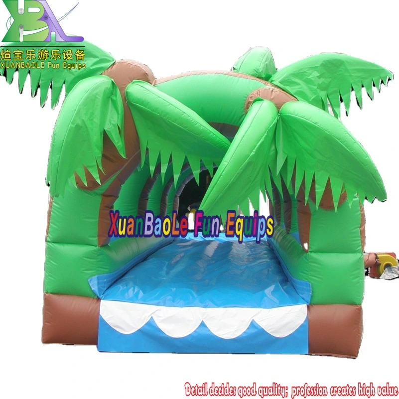 10X2m Beach Jungle Boy Water Slip and Slides Backyard Inflatable Lane Slip Slide with Pool