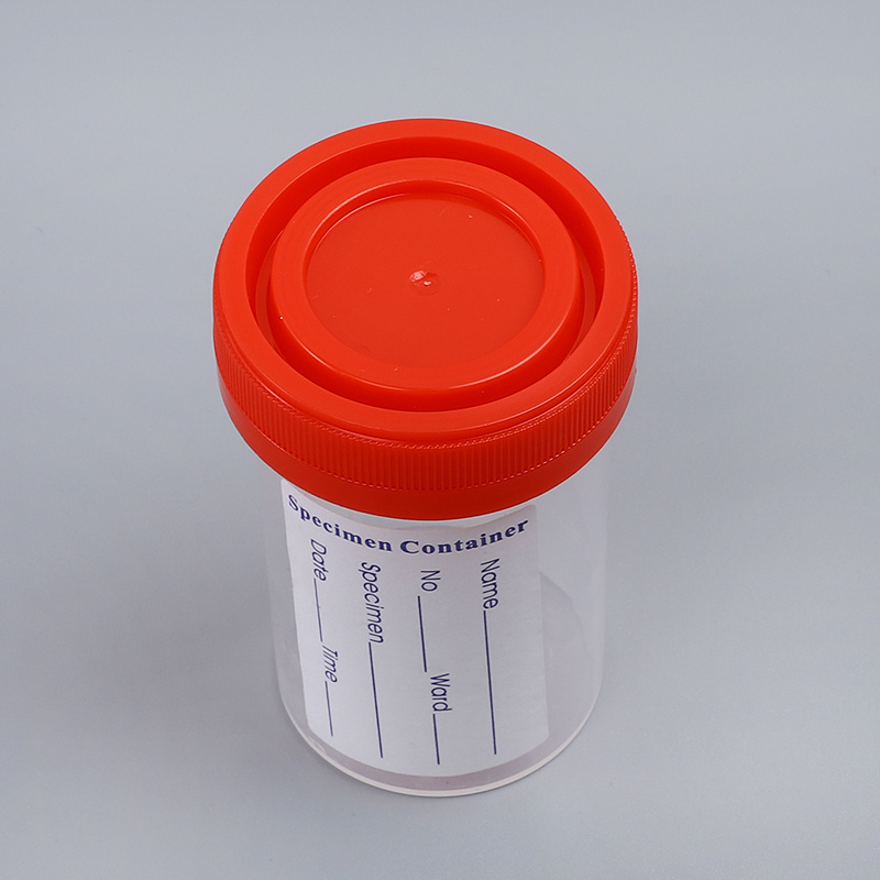 In Stock Disposable Funnel Plastic Medical Urine Container Specimen