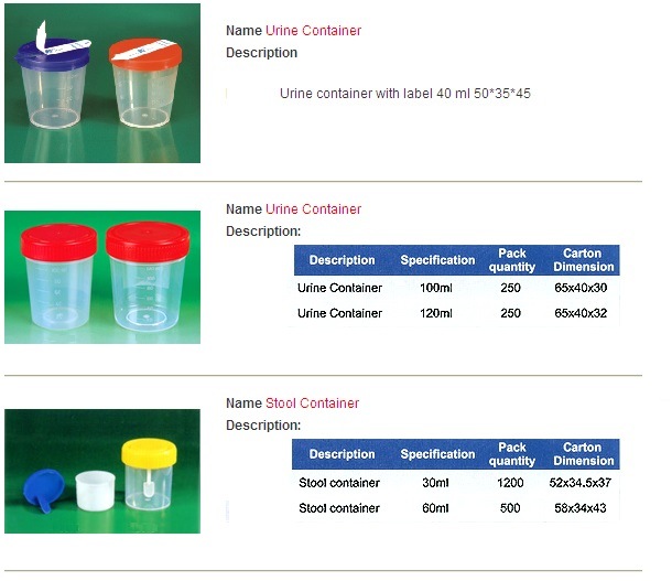 Urine & Stool Container Specimen Container (AM)
