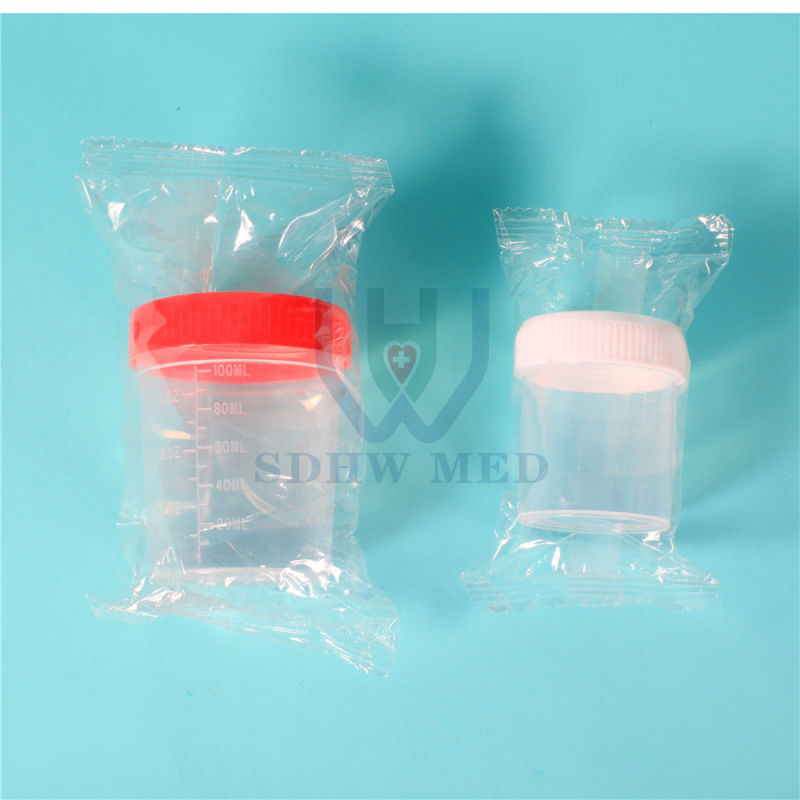 Hospital Screw Disposable Urine and Stool Sample Container