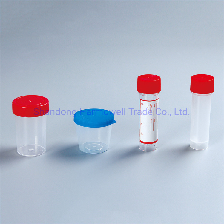 2oz 60ml Patient Urine Specimen Cup Container with Label