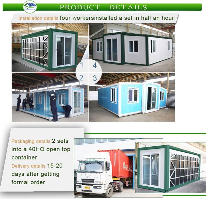 Underground Container House for Portable Restaurant Buildings Designing