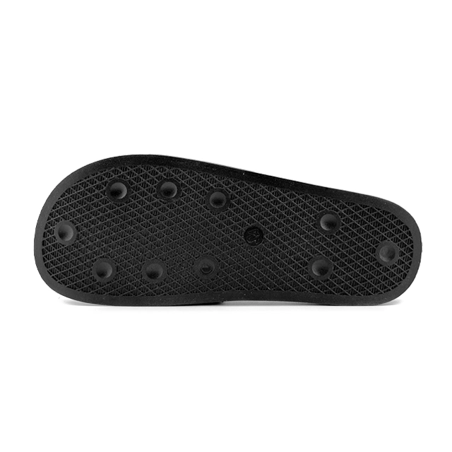 Greatshoe Plain Slide Sandal, Black PVC Mens Slide Footwear Sandal Custom Logo Slide Sandal Men Slipper