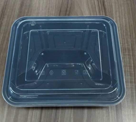 Take Away Microwave Disposable Plastic Soup Bowl Food Container with Lid