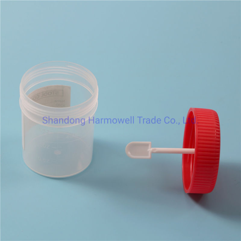Fecal Collection Stool Container Sterile Sample Specimen Bottle Cup 60 Ml