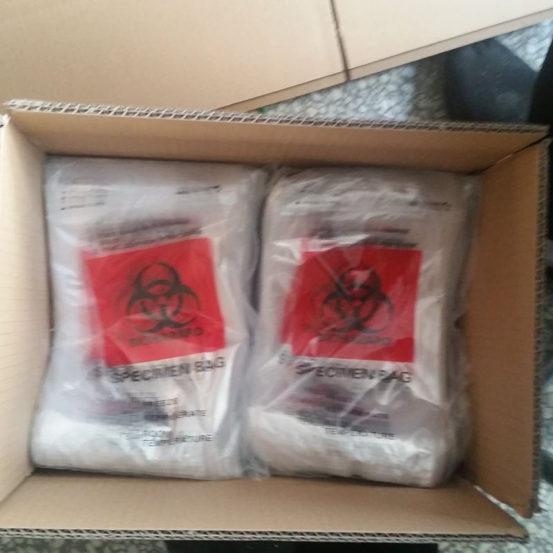 Custom Biodegradable Waterproof Plastic Ziplock Poly PE Packaging Specimen Bags