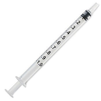 Plastic Luer Slip 1ml 20 Ml 60 Ml Syringe with Needle