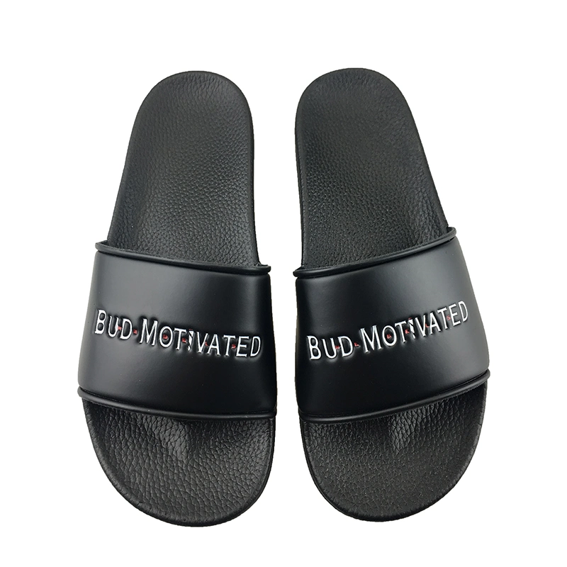 Men Plain Slides Sandal Slipper, Latest Design Black Slides Men's Slippers Sandal, Men Slides Custom Logo Flat Slippers