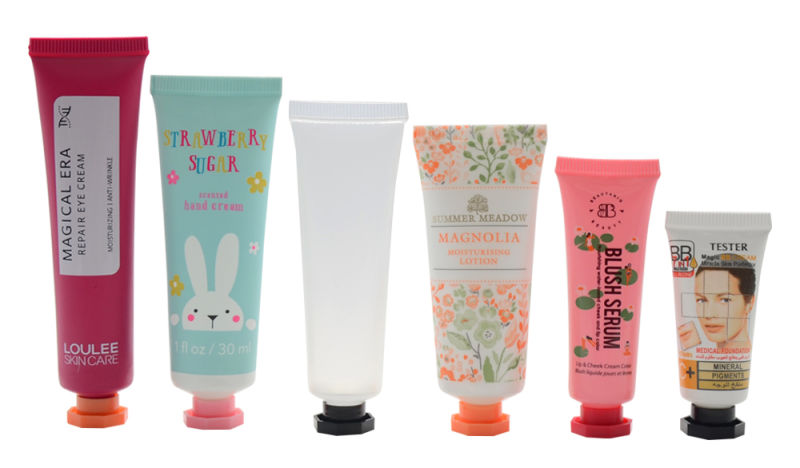 Plastic Hand Cream Empty Tubes Packaging