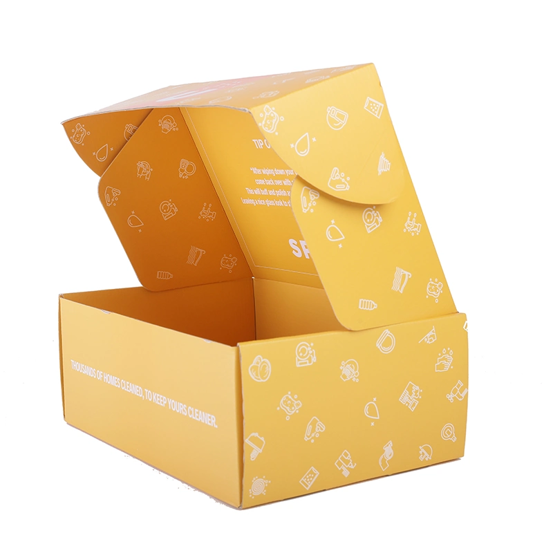Paper Rectangle E-Flute Corrugated Cardboard Mailer Shipping Box