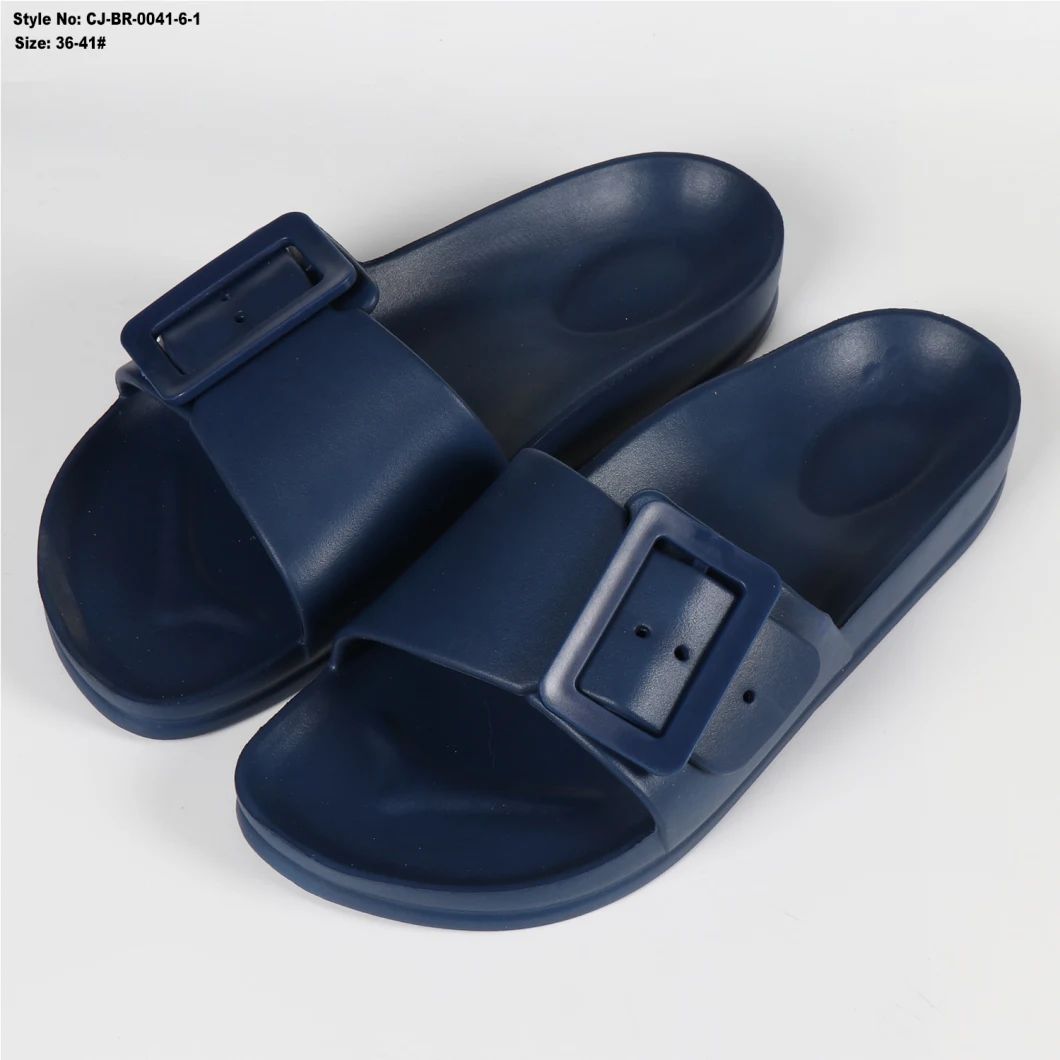 New Arrived Men PU Slides Sandals Wholesales Plain Flip Flop EVA Slippers for Unisex Teens