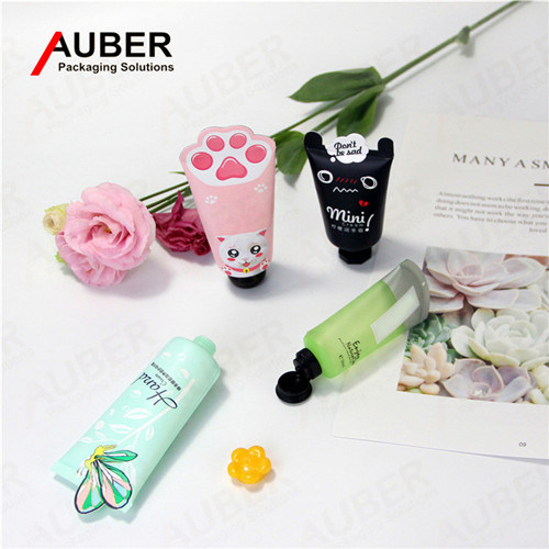 D40mm Pink Empty Squeeze Tubes Packaging for Hand Cream