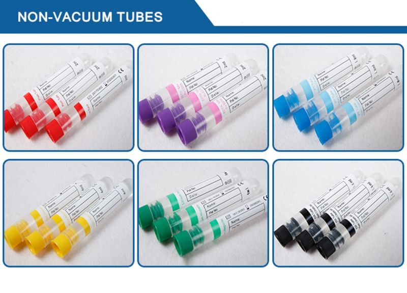 Surgical Use Disposable Sterile Blood Collection Tube Various Type