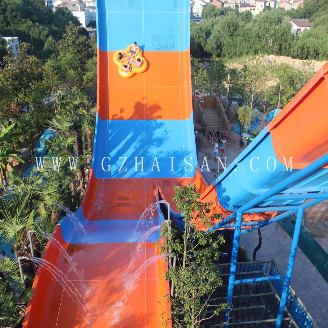 Interactive Water Slides for Adults Boomerang Water Slide in Aqua Park Slides Made in China