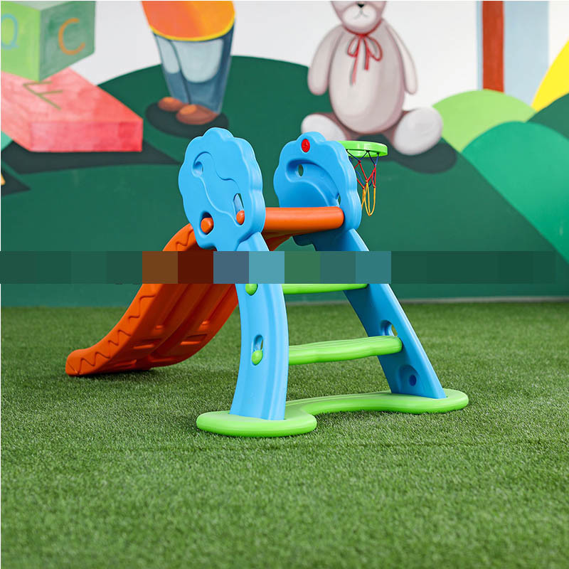 Ce Proved Household Toys Small Kids Plastic Foldable Slide Indoor Playground Equipment Children Plastic Slide