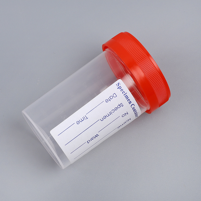 In Stock Disposable Funnel Plastic Medical Urine Container Specimen