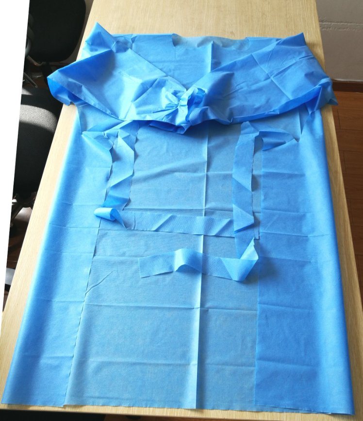 Disposable Sterile Non-Sterile Surgical Isolation Gown, SMS/PP/PP+PE Nonwoven Protective Hospital Medical Gowns