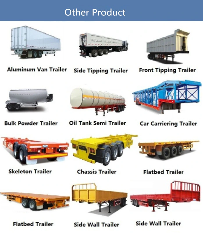 Low Bed Trailer, Low Bed Semi Trailer 80t, Lowbed Semi Trailers and Truck Trailers