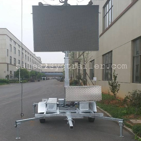 Hot Sale! Solar Panels Advertising Mobile Trailer