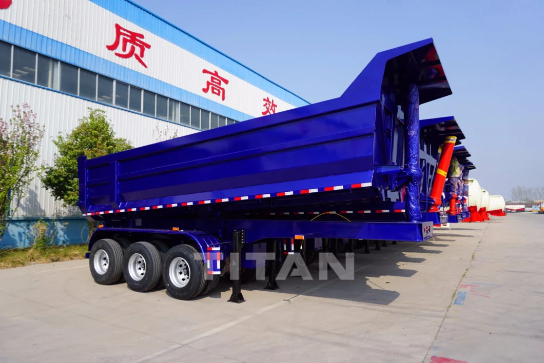 End Dump Semi Trailer Prices Dumping Trailer Dumper Trailer Dump Trailers for Sale