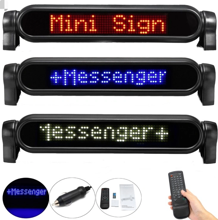 Emoji Car Display Programmable LED Moving Message Sign