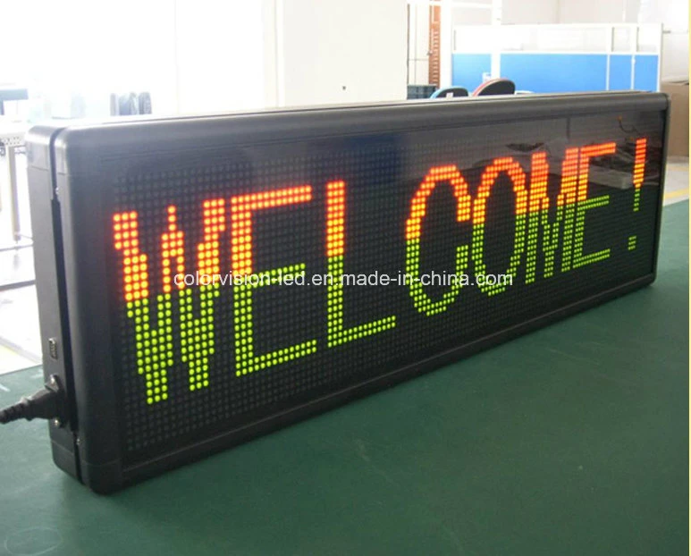 DC12V 24V P7.62 LED Car Message Moving Scrolling Sign Display