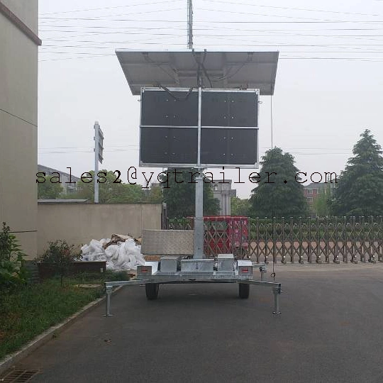 Hot Sale! Solar Panels Advertising Mobile Trailer