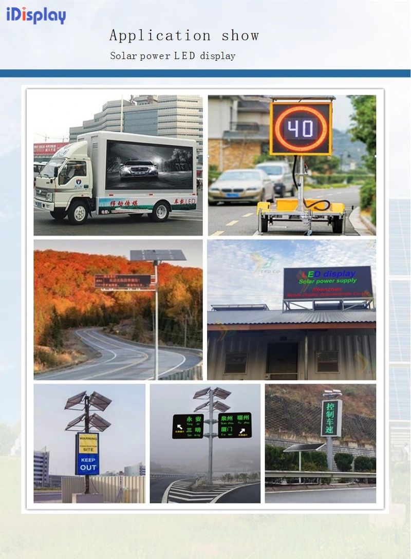 Customized Outdoor Solar Mobile LED Trailer for Traffic Sign Management