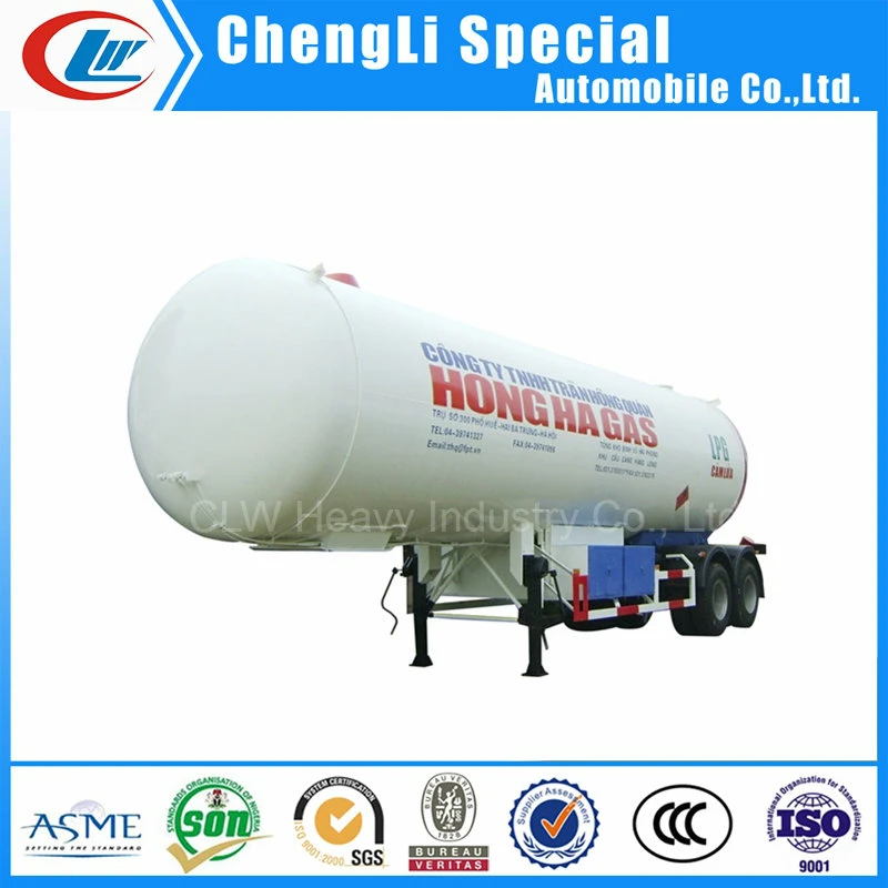 Hot Sale Liquefied Petroleum Gas Moving Tanker Semi Trailer