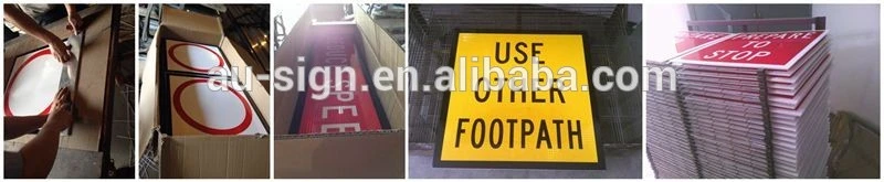 Customized Good Quality Aluminum Roadway Safety Hi-Vis Reflective No Parking Sign Traffic Sign