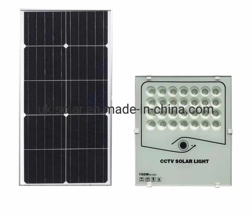 Ukisolar 2021 High Power Outdoor 100W Bridgelux Integrated Solar LED Street Light Price Outdoor Solar Light