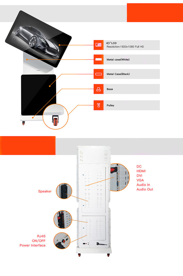 Dedi Billboard Advertising Screen Touch Screen Advertising Display Digital Signage