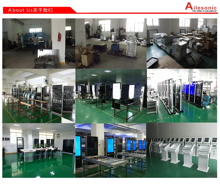 27-Inch Indoor LED Panel LCD Digital Screen Commercial Advertising Mediaplayer Advertising Player, Digital Signage Display