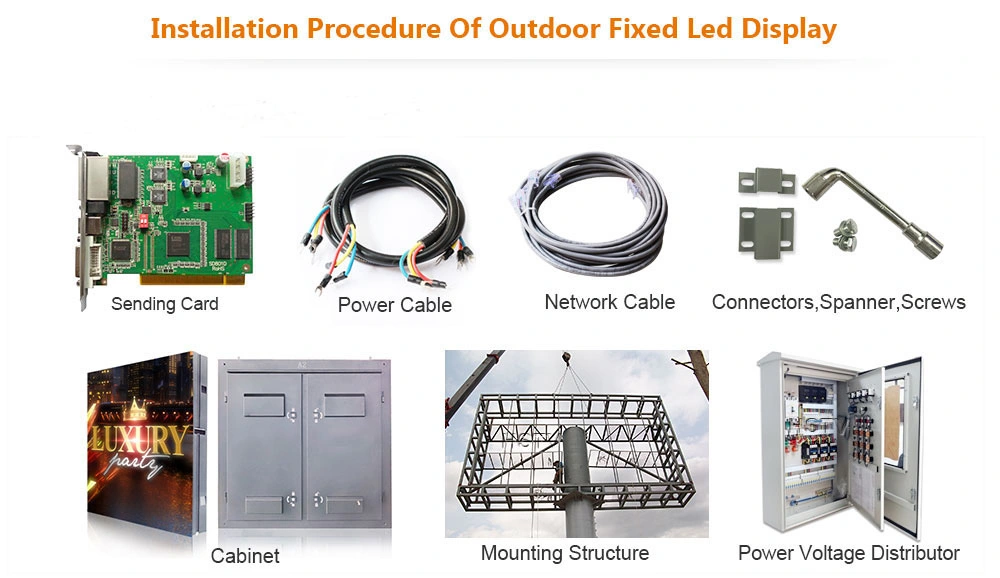 Commercial Outdoor P6.67mm LED Advertising Digital Billboard Module Size 320*160mm Used for Advertising.