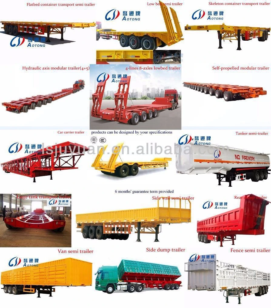 Customised Low Loader Trailer, Low Bed Semi Trailer, Lowboy Trailer 100 Ton, Price Low Bed Trailers, Tractor Truck Trailer, Low Flatbed Trailer From Factory