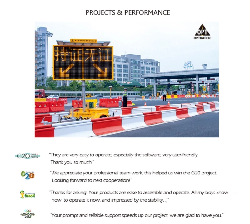 Traffic Management Digital Mobile Highway Dynamic LED Message Signs for Sale