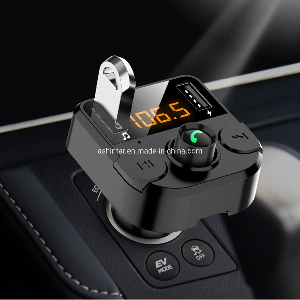 LED Display Bt36b Bt5.0 Car Kit MP3 Player FM Transmitter USB Car Charger