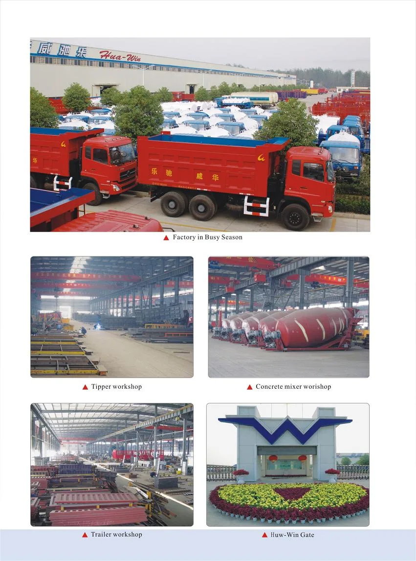 3-Axle BPW/Fuwa Axle 40 Tons Dumper Trailer Tipping Tipper Trailer Stone Trailer Sand Trailer