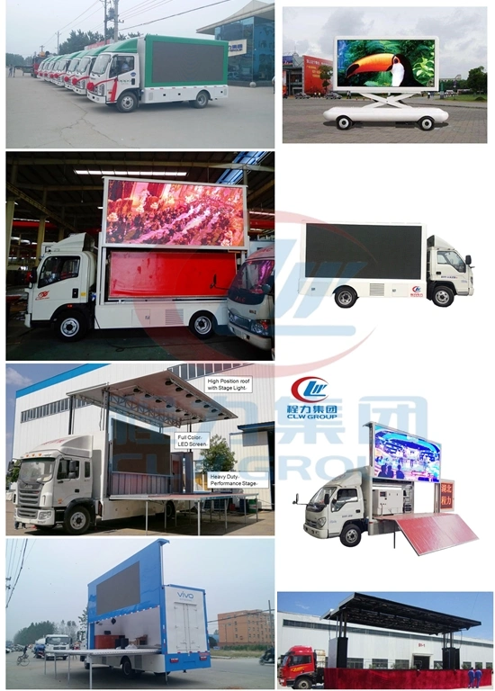 Foton 4X2 Mobile LED Billboard Trucks LED Advertising Truck