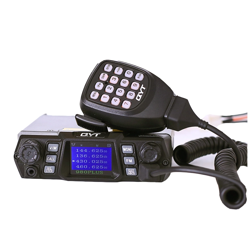 Qyt Kt-980plus 75 Watts High Power Dual Band Car Radio Vehicle Mounted Mobile Radio