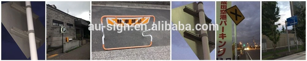 450mm Stop Slow Aluminum Sign Paddle Traffic Road Warning Sign with Wooden Dowel for Safety