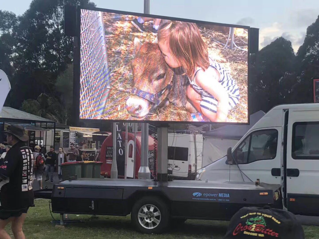 Flexible Full Color Outdooor Advertising Car LED Screen Display Panel