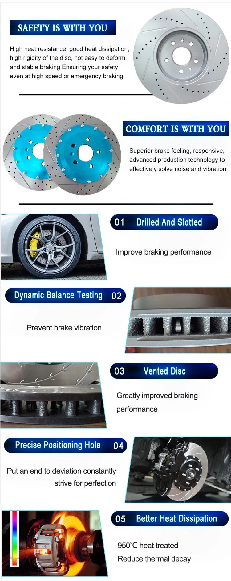 Customized Auto Spare Parts Brake Disc for Audi A3/ Seat Altea Leon/Skoda Octavia OEM 1kd615301
