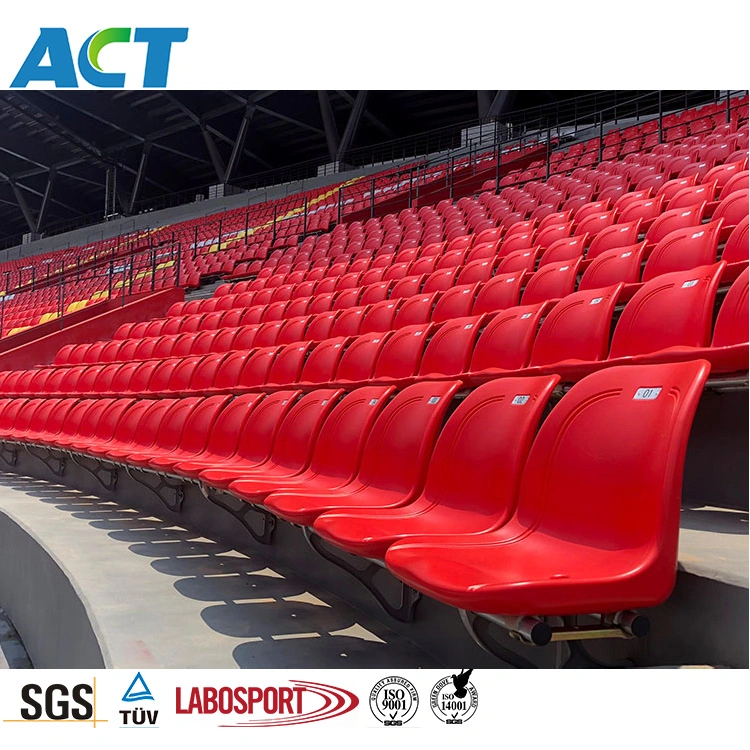 Low Back Stadium Chairs for Bleachers Blow Plastic Seats