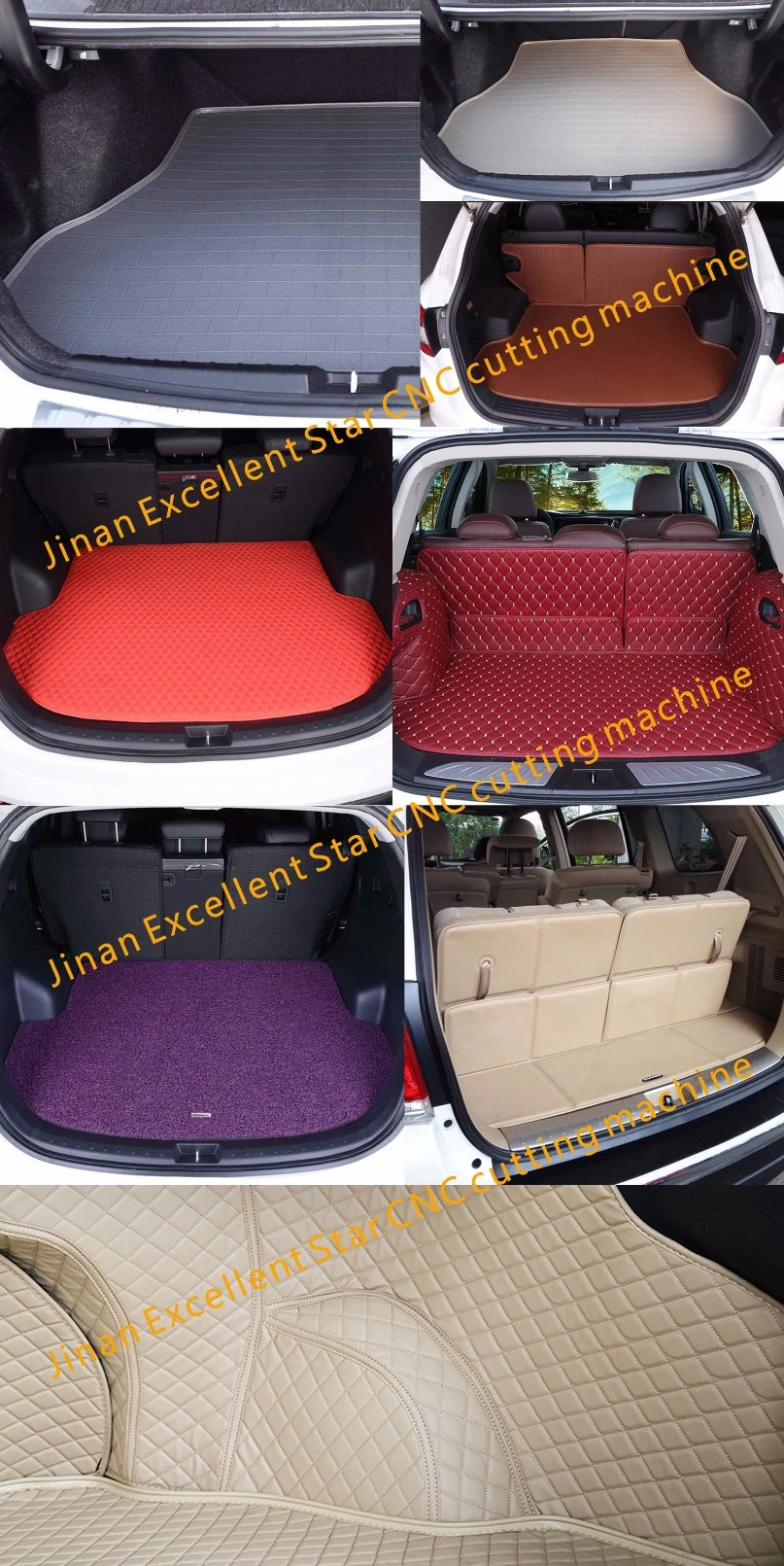 Automatic CNC Cutting Machine for Car Interior Leather Seat Mat and Leather Soft Roll