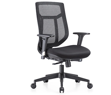 Black Reception Seat Swivel Mesh Ergonomic Executive Computer Office Chair