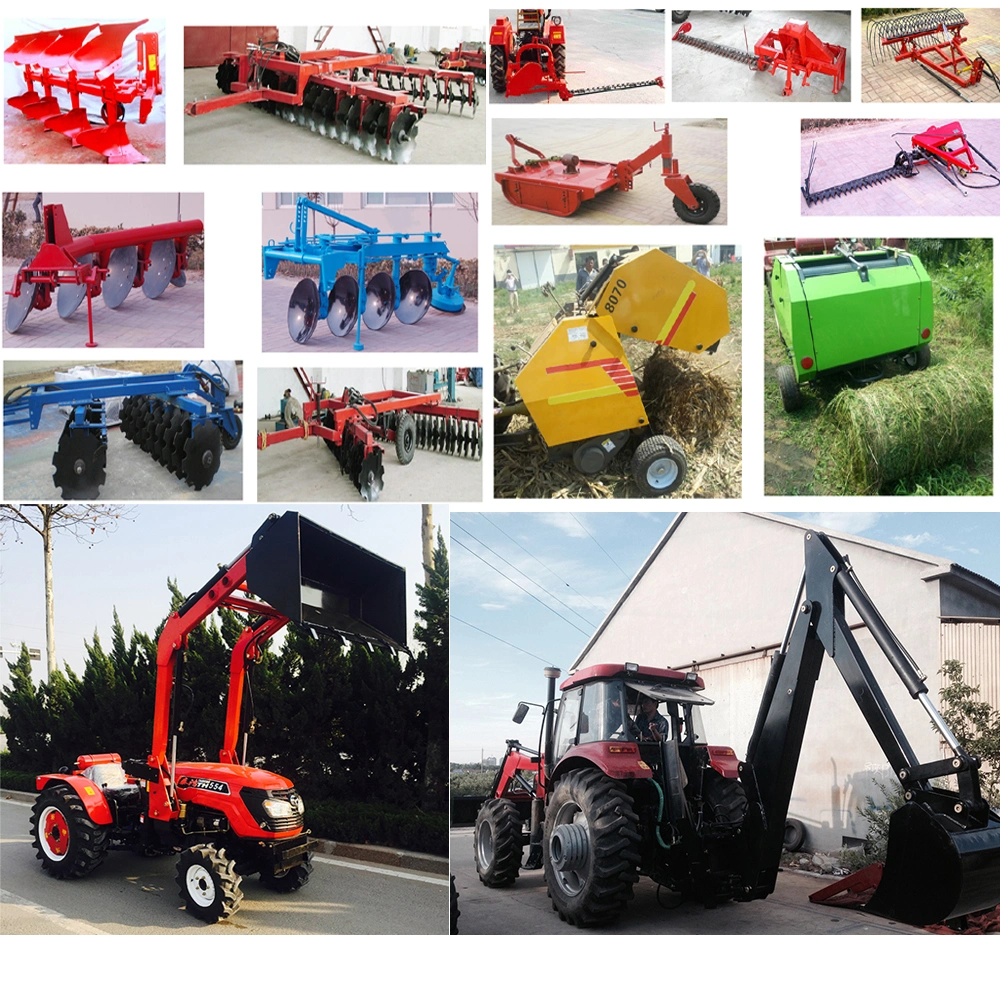 CE Certificated Agricultural Tractor 40 HP 45HP 50HP Lawn Mini Tractor Sale Tractor Match Loader